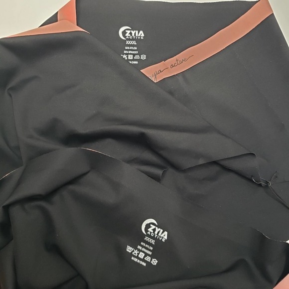 NEW Zyia Active Banded Underwear 2pc XXXXL Black Seamless NWT - Picture 4 of 7